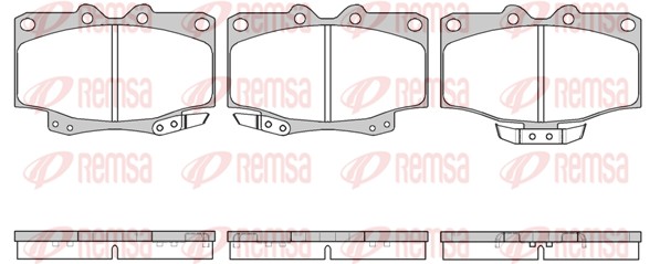 Brake Pad Set, disc brake (0430.04)
