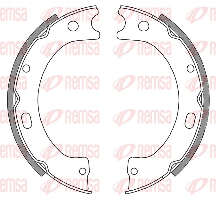 Brake Shoe, parking brake (4243.00)