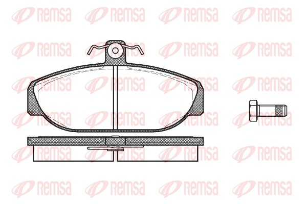 Brake Pad Set, disc brake (0156.10)