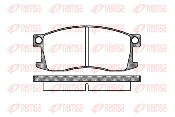 Brake Pad Set, disc brake (0110.00)
