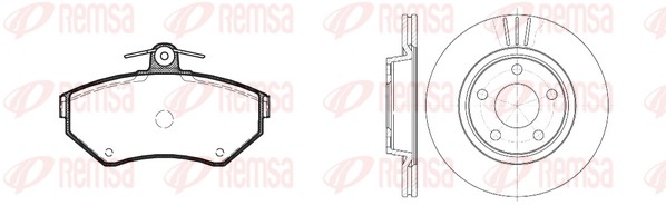 Brake Kit, disc brake (8631.02)