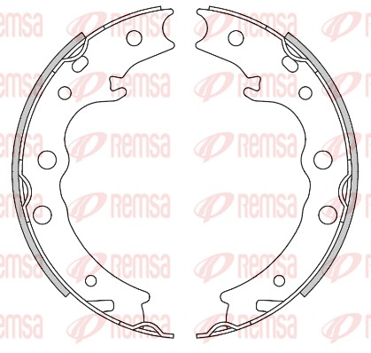Brake Shoe, parking brake (4448.00)