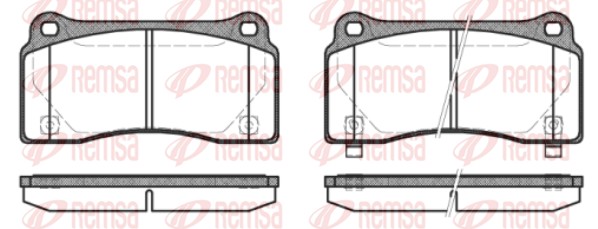 Brake Pad Set, disc brake (0983.30)