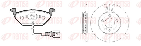Brake Kit, disc brake (8633.09)