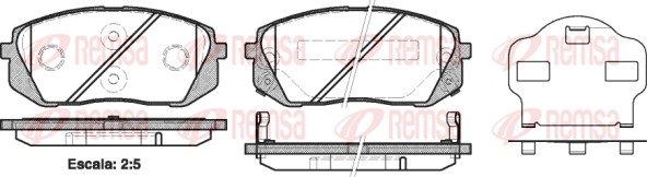 Brake Pad Set, disc brake (1302.02)