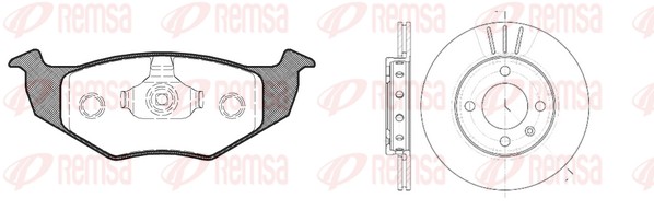 Brake Kit, disc brake (8609.02)
