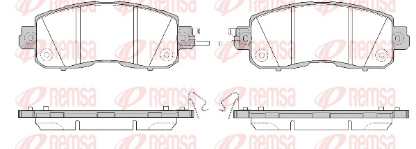 Brake Pad Set, disc brake (1517.04)