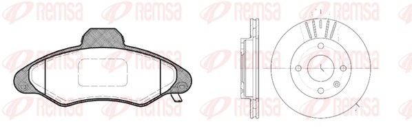 Brake Kit, disc brake (8331.01)
