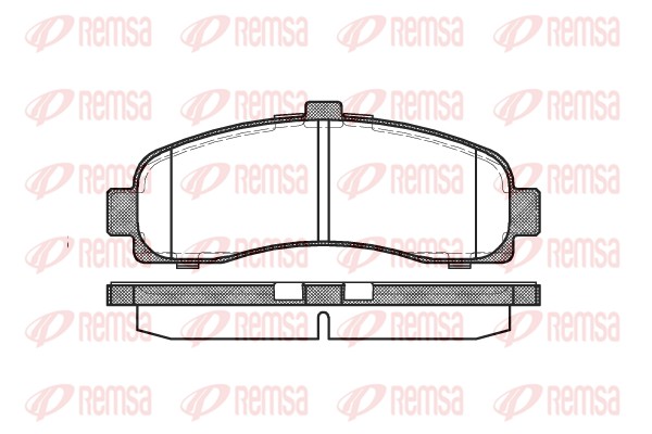 Brake Pad Set, disc brake (0431.10)