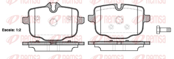 Brake Pad Set, disc brake (1433.00)