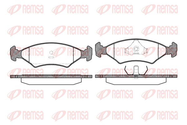 Brake Pad Set, disc brake (0119.20)