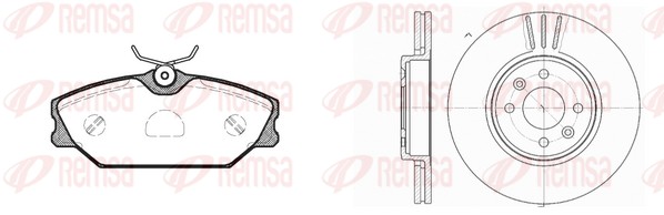Brake Kit, disc brake (8208.02)