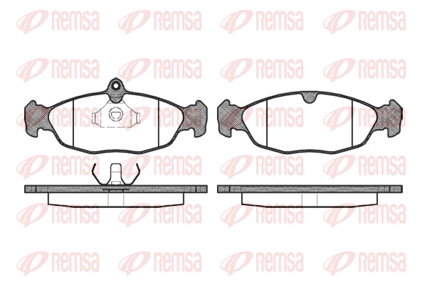 Brake Pad Set, disc brake (0393.00)