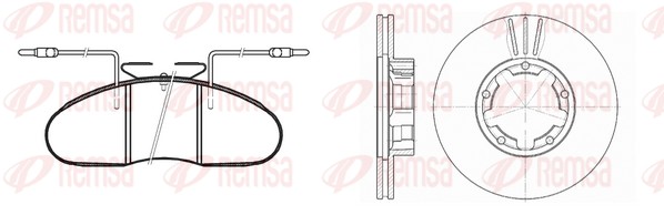 Brake Kit, disc brake (8048.01)