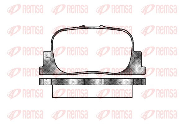 Brake Pad Set, disc brake (0801.00)
