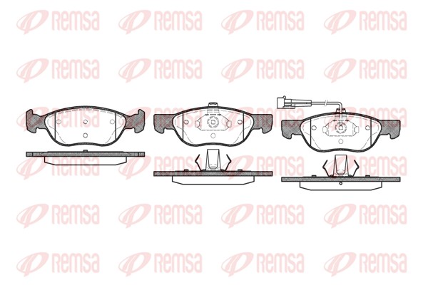Brake Pad Set, disc brake (0587.11)
