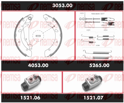 Brake Kit, drum brake (3053.00)