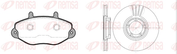 Brake Kit, disc brake (8392.00)