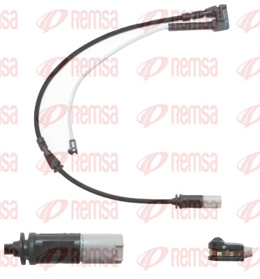 Warning Contact, brake pad wear (001142)