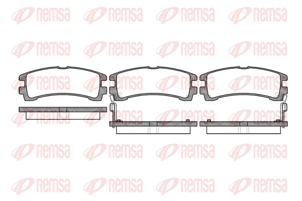 Brake Pad Set, disc brake (0347.02)