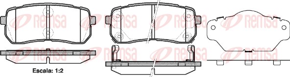 Brake Pad Set, disc brake (1288.02)
