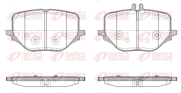 Brake Pad Set, disc brake (1950.00)