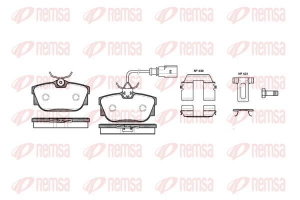 Brake Pad Set, disc brake (0767.12)