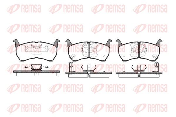 Brake Pad Set, disc brake (0164.02)