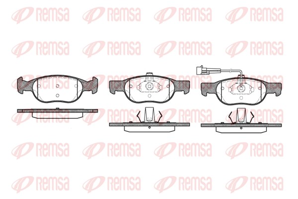 Brake Pad Set, disc brake (0588.11)