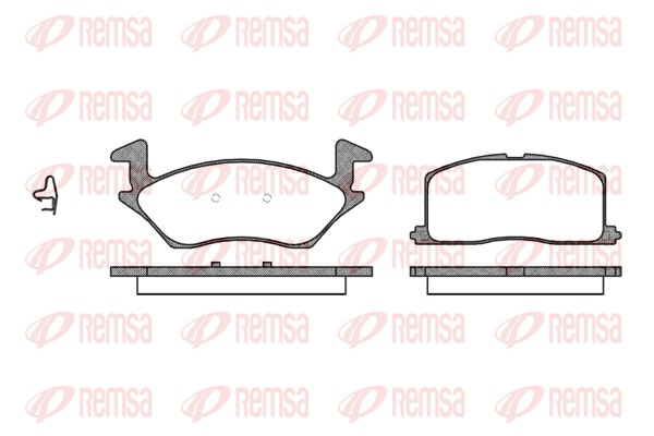 Brake Pad Set, disc brake (0332.02)