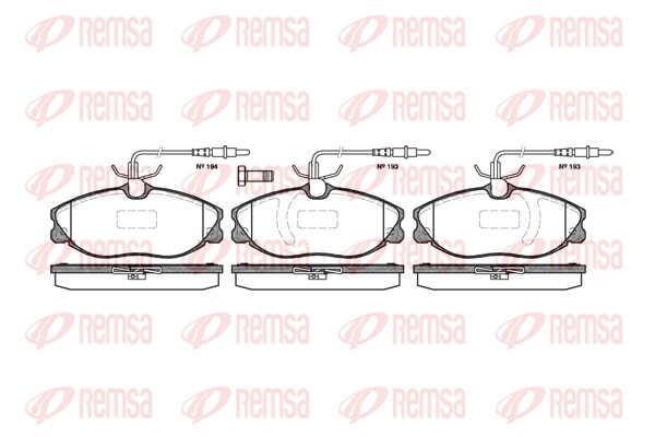 Brake Pad Set, disc brake (0604.14)