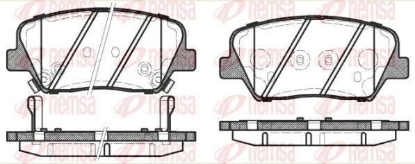 Brake Pad Set, disc brake (1412.12)