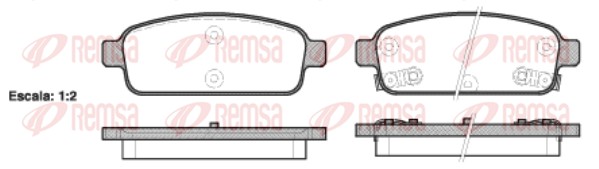 Brake Pad Set, disc brake (1432.02)