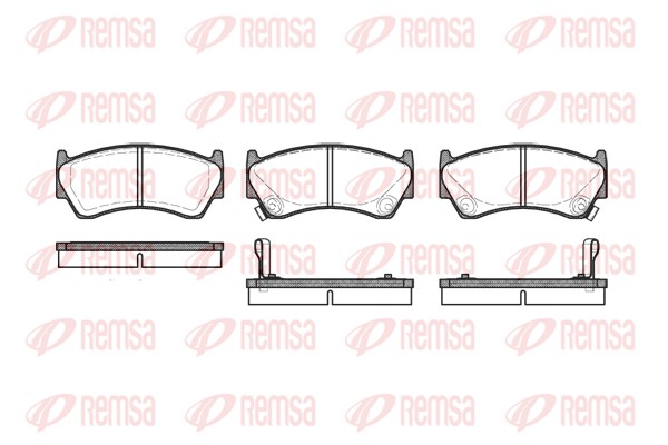 Brake Pad Set, disc brake (0592.02)