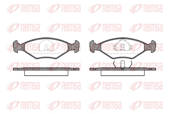 Brake Pad Set, disc brake (0281.10)