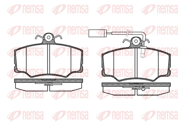 Brake Pad Set, disc brake (0312.02)