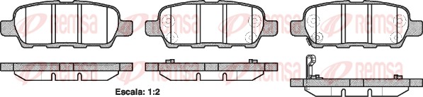 Brake Pad Set, disc brake (0876.21)