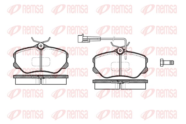 Brake Pad Set, disc brake (0303.02)