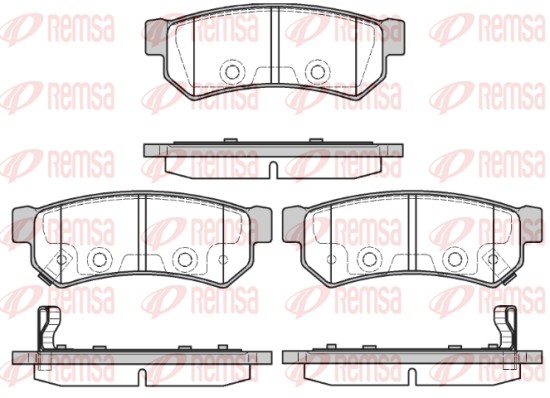 Brake Pad Set, disc brake (1048.12)