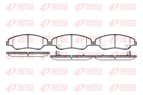 Brake Pad Set, disc brake (0739.02)