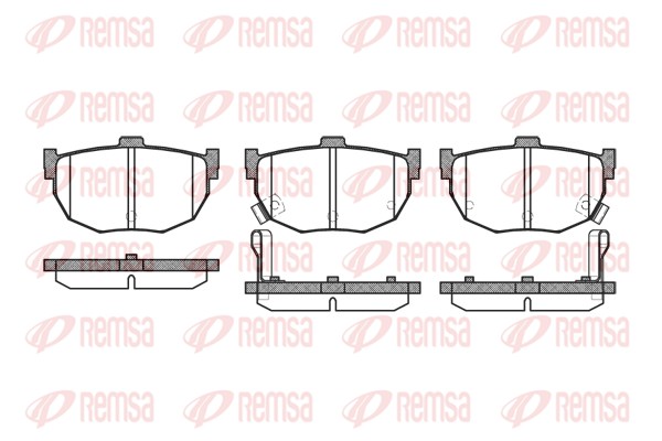 Brake Pad Set, disc brake (0294.32)