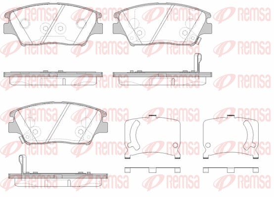 Brake Pad Set, disc brake (1824.02)