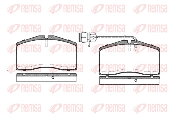Brake Pad Set, disc brake (0448.02)