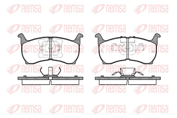 Brake Pad Set, disc brake (0164.00)