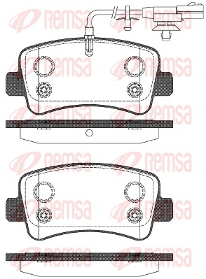 Brake Pad Set, disc brake (1439.11)