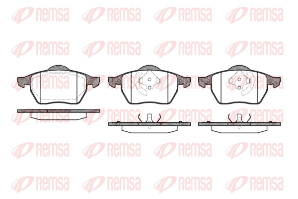 Brake Pad Set, disc brake (0390.20)
