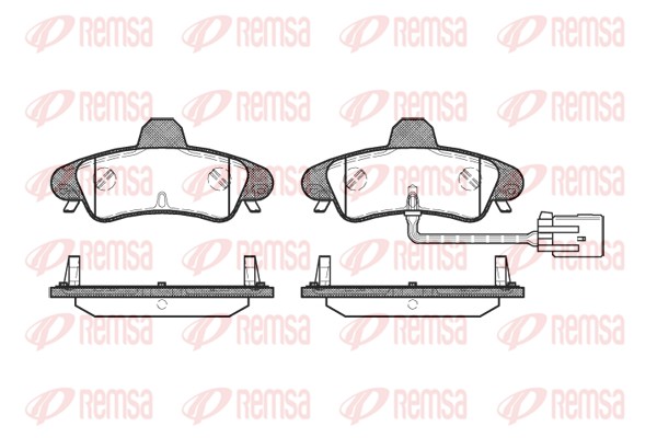 Brake Pad Set, disc brake (0433.12)