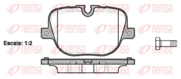 Brake Pad Set, disc brake (1408.00)
