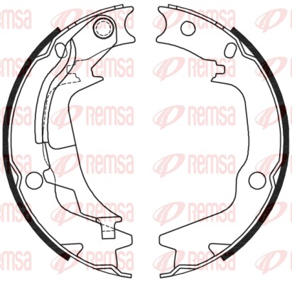 Brake Shoe, parking brake (4244.00)