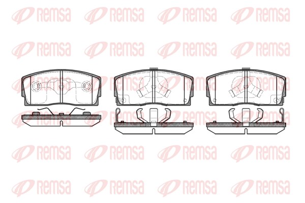 Brake Pad Set, disc brake (0254.12)